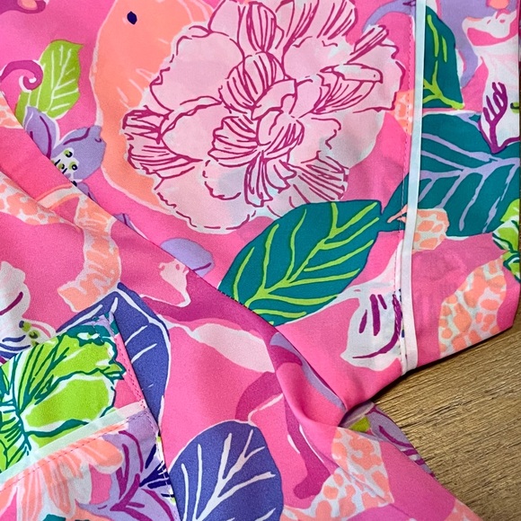 NWT Lilly Pulitzer Teagan PJ Woven Top in Pink Isle Size Small - Picture 5 of 5